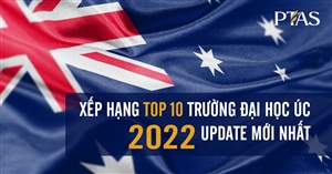 Xếp hạng top 10 trường đại học Úc 2022 - Update mới nhất